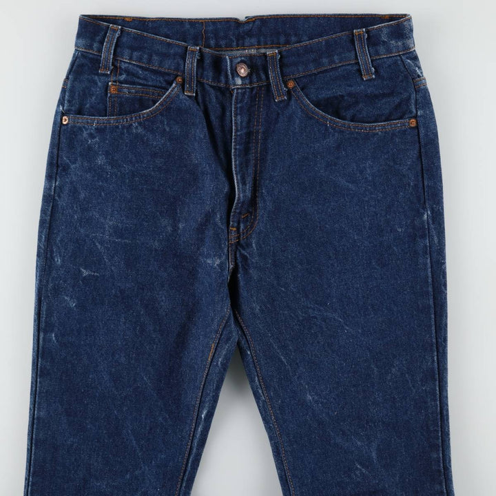 Levi's 20517-0217 Orange Tab Bootcut Denim Pants, Men's Size W32 (approx.), Vintage unclear blue type Vintage Second Hand