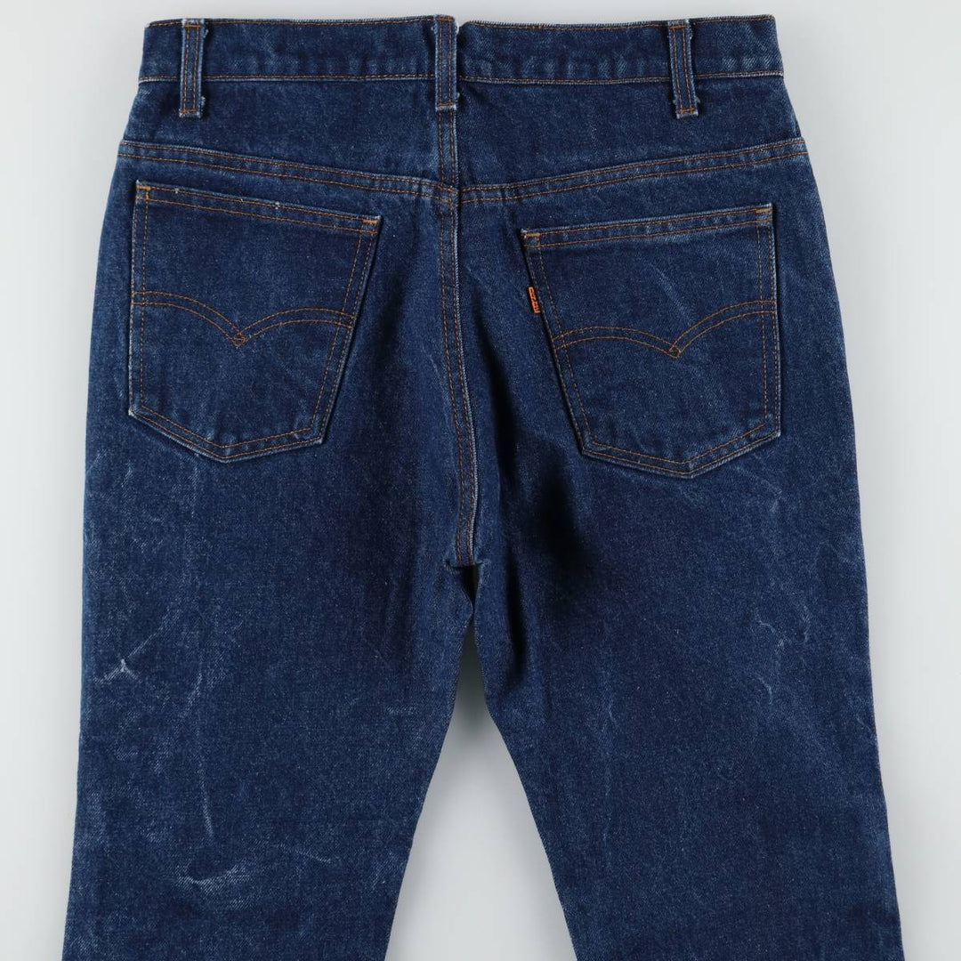 Levi's 20517-0217 Orange Tab Bootcut Denim Pants, Men's Size W32 (approx.), Vintage unclear blue type Vintage Second Hand