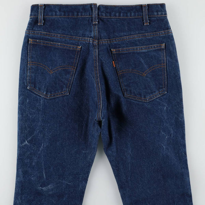 Levi's 20517-0217 Orange Tab Bootcut Denim Pants, Men's Size W32 (approx.), Vintage unclear blue type Vintage Second Hand