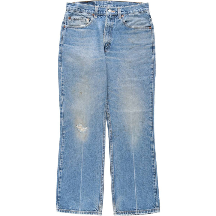 2000'S Levi's 517 Boot Cut Denim Pants, Men's Size W30 cotton blue type Vintage Second Hand