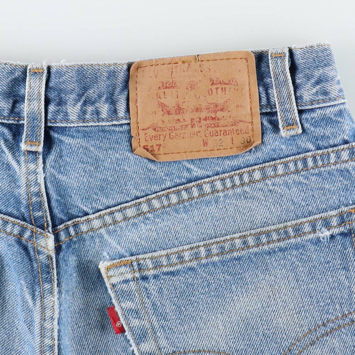 2000'S Levi's 517 Boot Cut Denim Pants, Men's Size W30 cotton blue type Vintage Second Hand