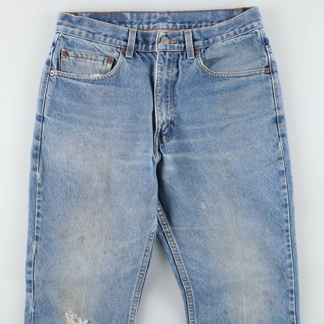 2000'S Levi's 517 Boot Cut Denim Pants, Men's Size W30 cotton blue type Vintage Second Hand