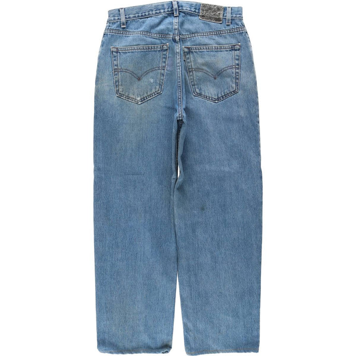 1990'S Levi's SILVER TAB Straight+Relaxed Tapered Denim Pants, Men's W34 (approx.), Vintage cotton blue type Vintage Second Hand