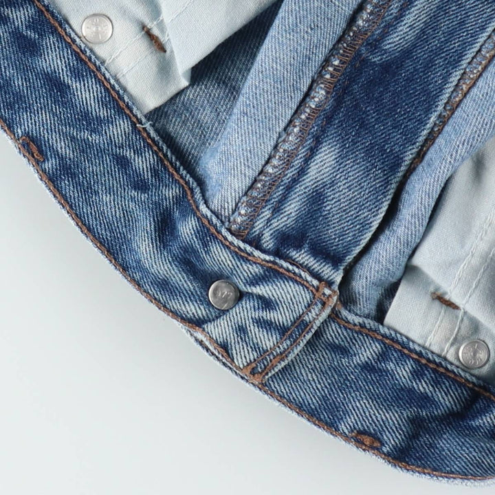 1990'S Levi's SILVER TAB Straight+Relaxed Tapered Denim Pants, Men's W34 (approx.), Vintage cotton blue type Vintage Second Hand