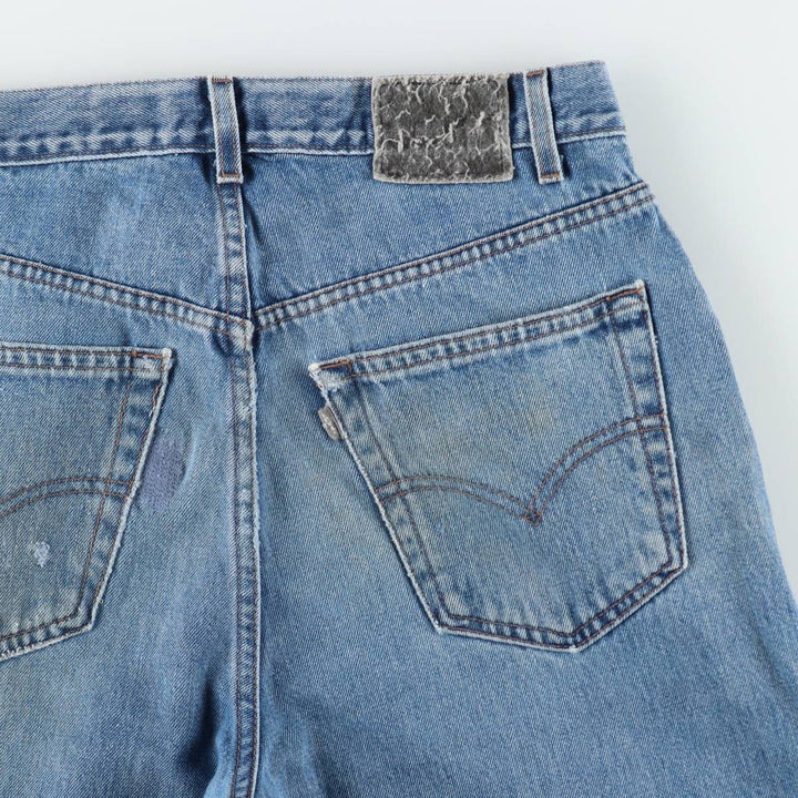 1990'S Levi's SILVER TAB Straight+Relaxed Tapered Denim Pants, Men's W34 (approx.), Vintage cotton blue type Vintage Second Hand