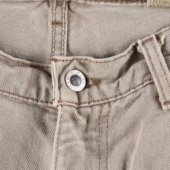 1990'S Levi's Silver Tab Elements Tapered Denim Pants, Made in USA, Men's Size W32 (approx.), Vintage cotton gray type Vintage Second Hand