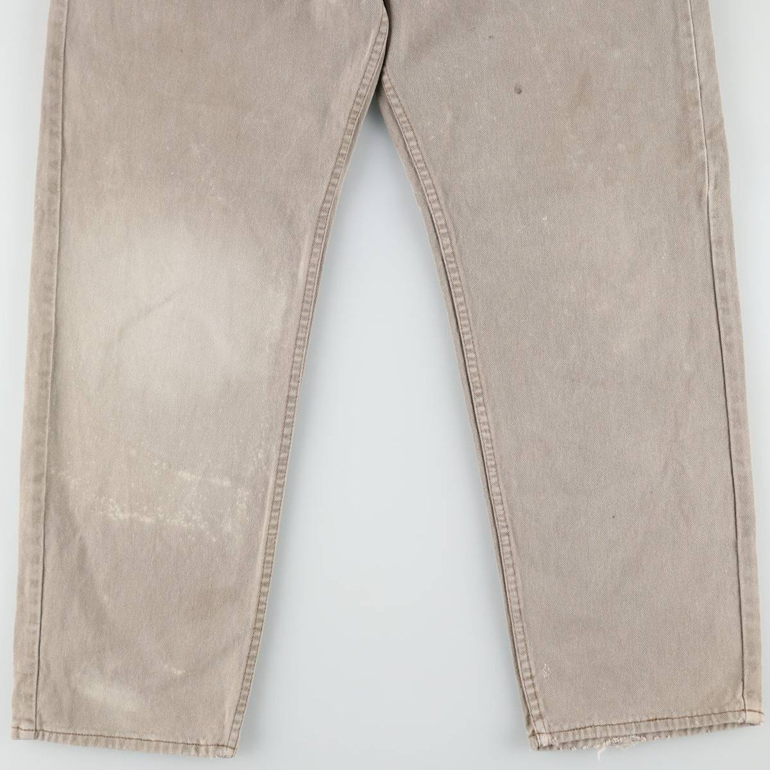 1990'S Levi's Silver Tab Elements Tapered Denim Pants, Made in USA, Men's Size W32 (approx.), Vintage cotton gray type Vintage Second Hand