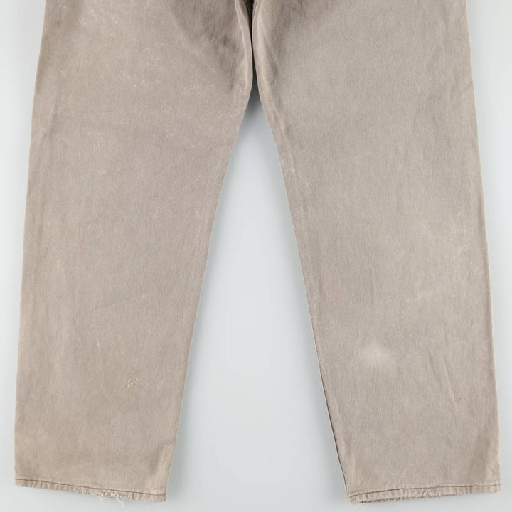 1990'S Levi's Silver Tab Elements Tapered Denim Pants, Made in USA, Men's Size W32 (approx.), Vintage cotton gray type Vintage Second Hand