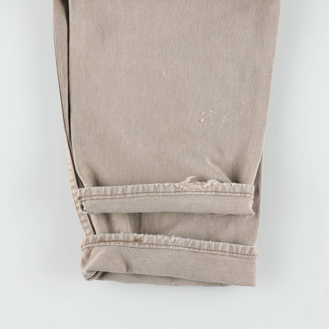 1990'S Levi's Silver Tab Elements Tapered Denim Pants, Made in USA, Men's Size W32 (approx.), Vintage cotton gray type Vintage Second Hand