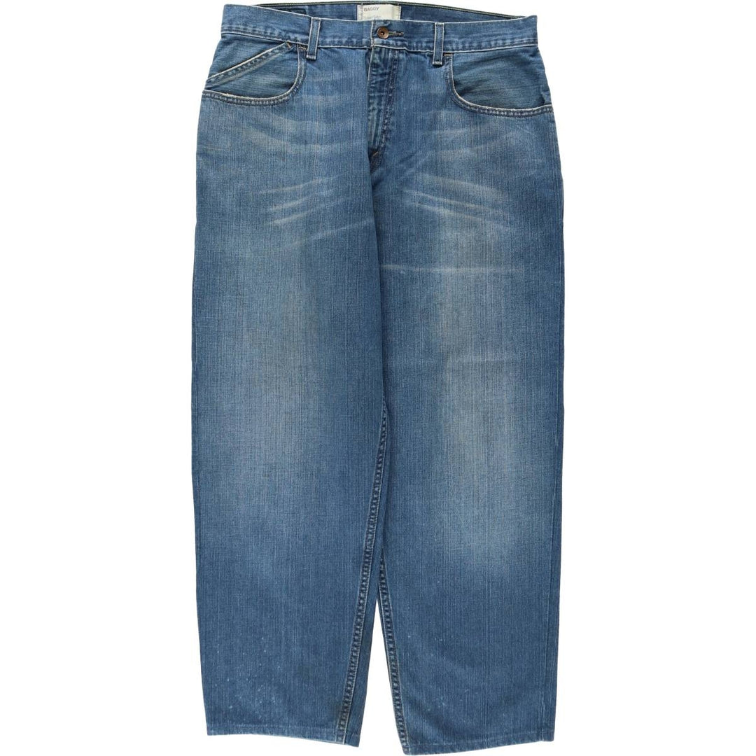 Levi's SILVER TAB BAGGY tapered denim pants for men, size w34 cotton blue type Vintage Second Hand