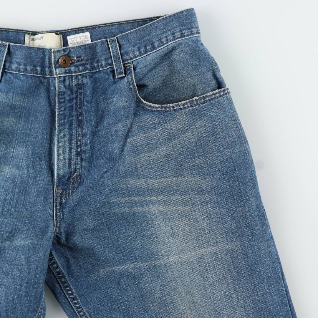Levi's SILVER TAB BAGGY tapered denim pants for men, size w34 cotton blue type Vintage Second Hand