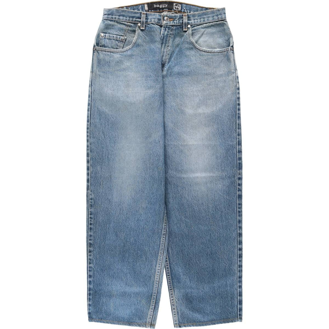 90'S Levi's Silver Tab Baggy Tapered Denim Pants, Men's, Size W32, Vintage unclear blue type Vintage Second Hand
