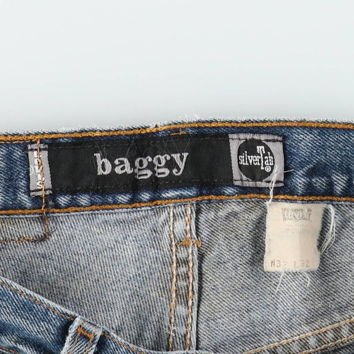 90'S Levi's Silver Tab Baggy Tapered Denim Pants, Men's, Size W32, Vintage unclear blue type Vintage Second Hand