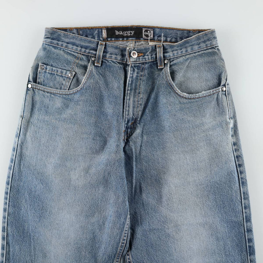 90'S Levi's Silver Tab Baggy Tapered Denim Pants, Men's, Size W32, Vintage unclear blue type Vintage Second Hand