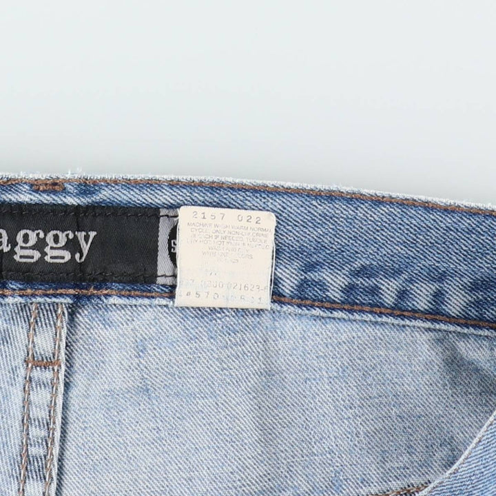00'S Levi's SILVER TAB BAGGY tapered denim pants for men, size w36 cotton blue type Vintage Second Hand