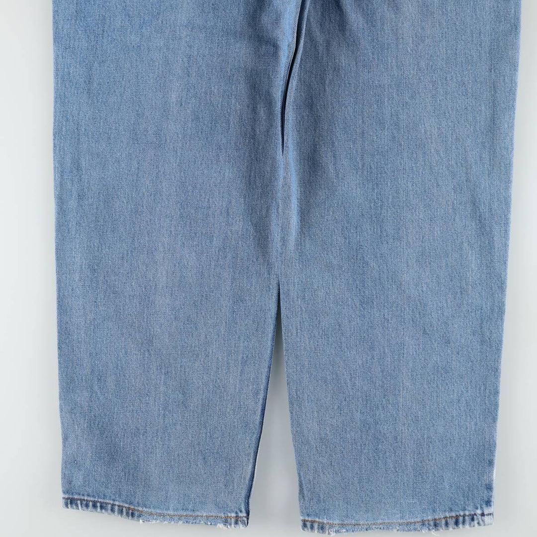 00'S Levi's SILVER TAB BAGGY tapered denim pants for men, size w36 cotton blue type Vintage Second Hand