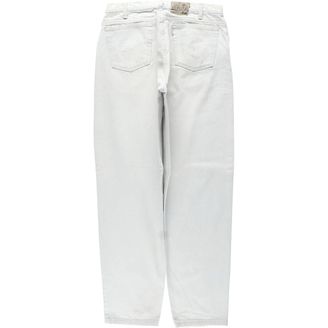 1990'S Levi's Silver Tab Loose Tapered Denim Pants, Made in USA, Men's Size W34 (approx.), Vintage cotton Blue type light blue Vintage Second Hand