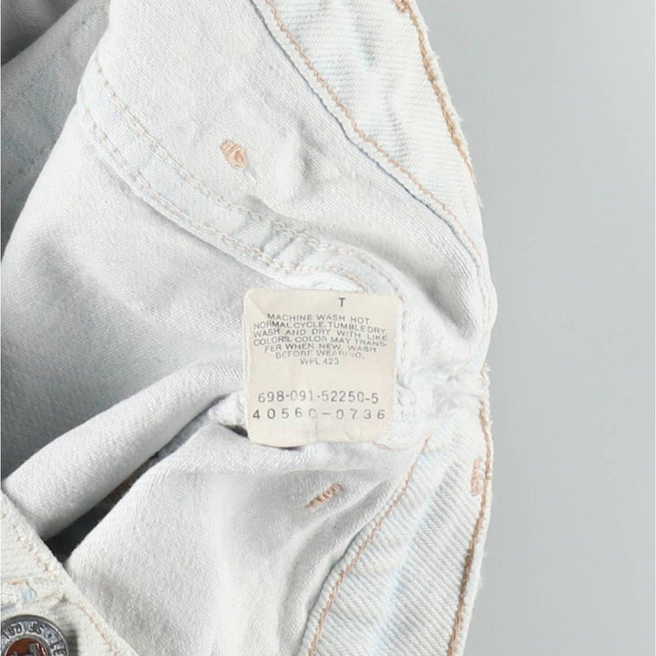 1990'S Levi's Silver Tab Loose Tapered Denim Pants, Made in USA, Men's Size W34 (approx.), Vintage cotton Blue type light blue Vintage Second Hand