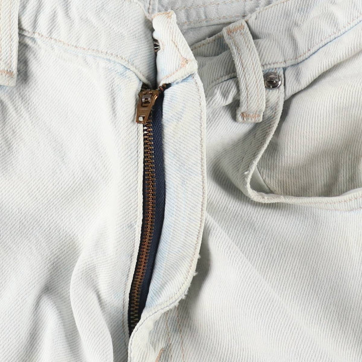 1990'S Levi's Silver Tab Loose Tapered Denim Pants, Made in USA, Men's Size W34 (approx.), Vintage cotton Blue type light blue Vintage Second Hand
