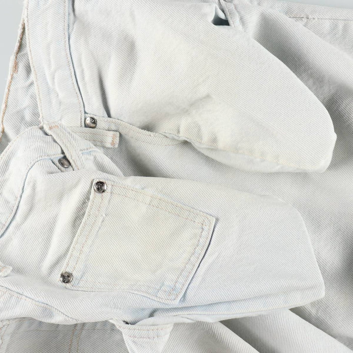 1990'S Levi's Silver Tab Loose Tapered Denim Pants, Made in USA, Men's Size W34 (approx.), Vintage cotton Blue type light blue Vintage Second Hand