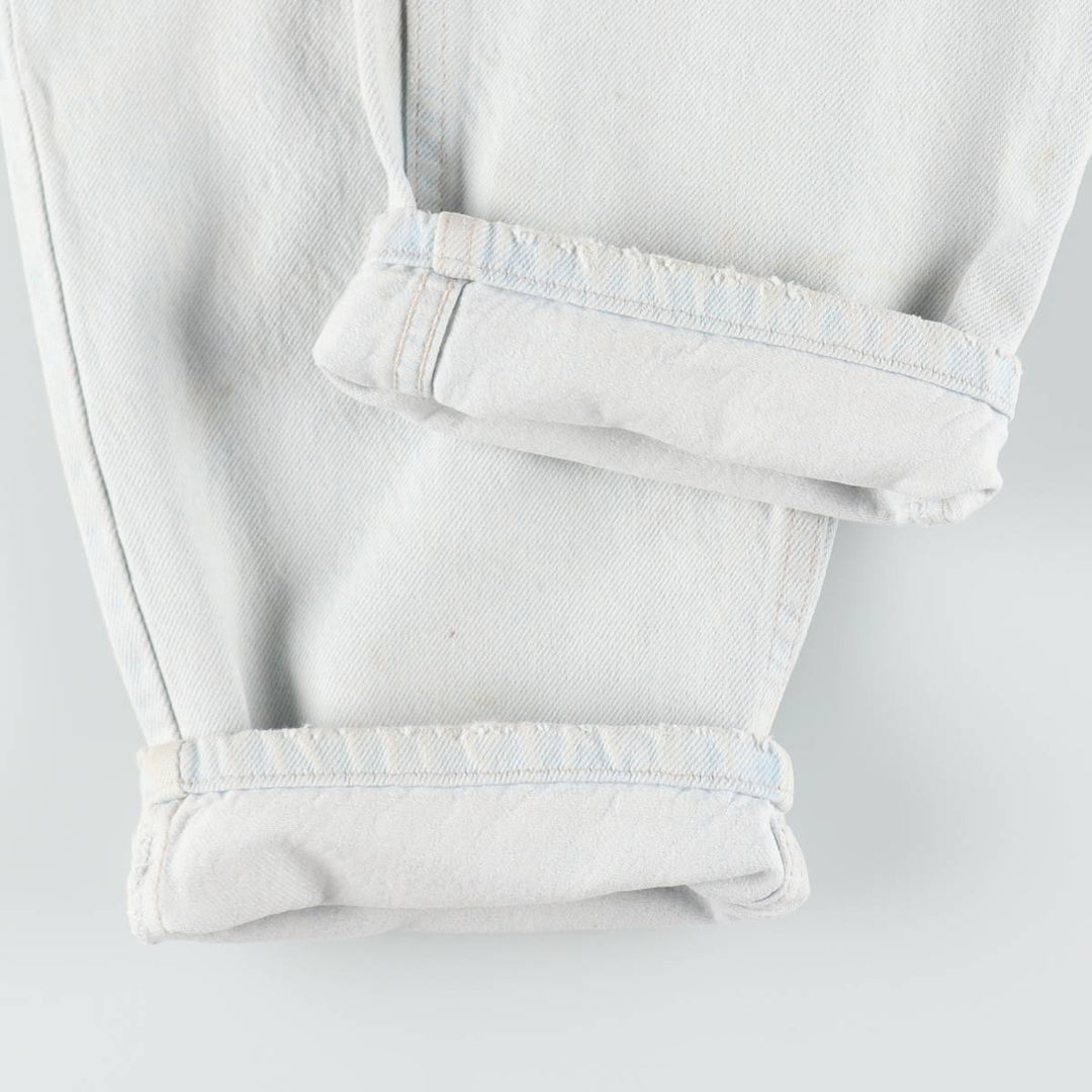 1990'S Levi's Silver Tab Loose Tapered Denim Pants, Made in USA, Men's Size W34 (approx.), Vintage cotton Blue type light blue Vintage Second Hand