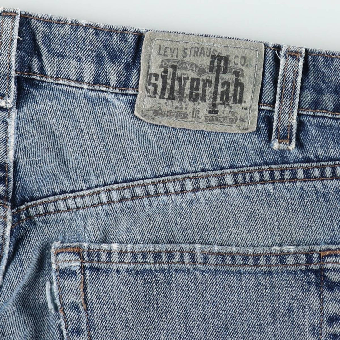 Levi's SILVER TAB Loose Tapered Denim Pants, Men's W38 (approx.) unclear blue type Vintage Second Hand