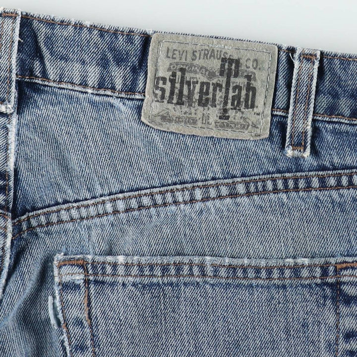 Levi's SILVER TAB Loose Tapered Denim Pants, Men's W38 (approx.) unclear blue type Vintage Second Hand