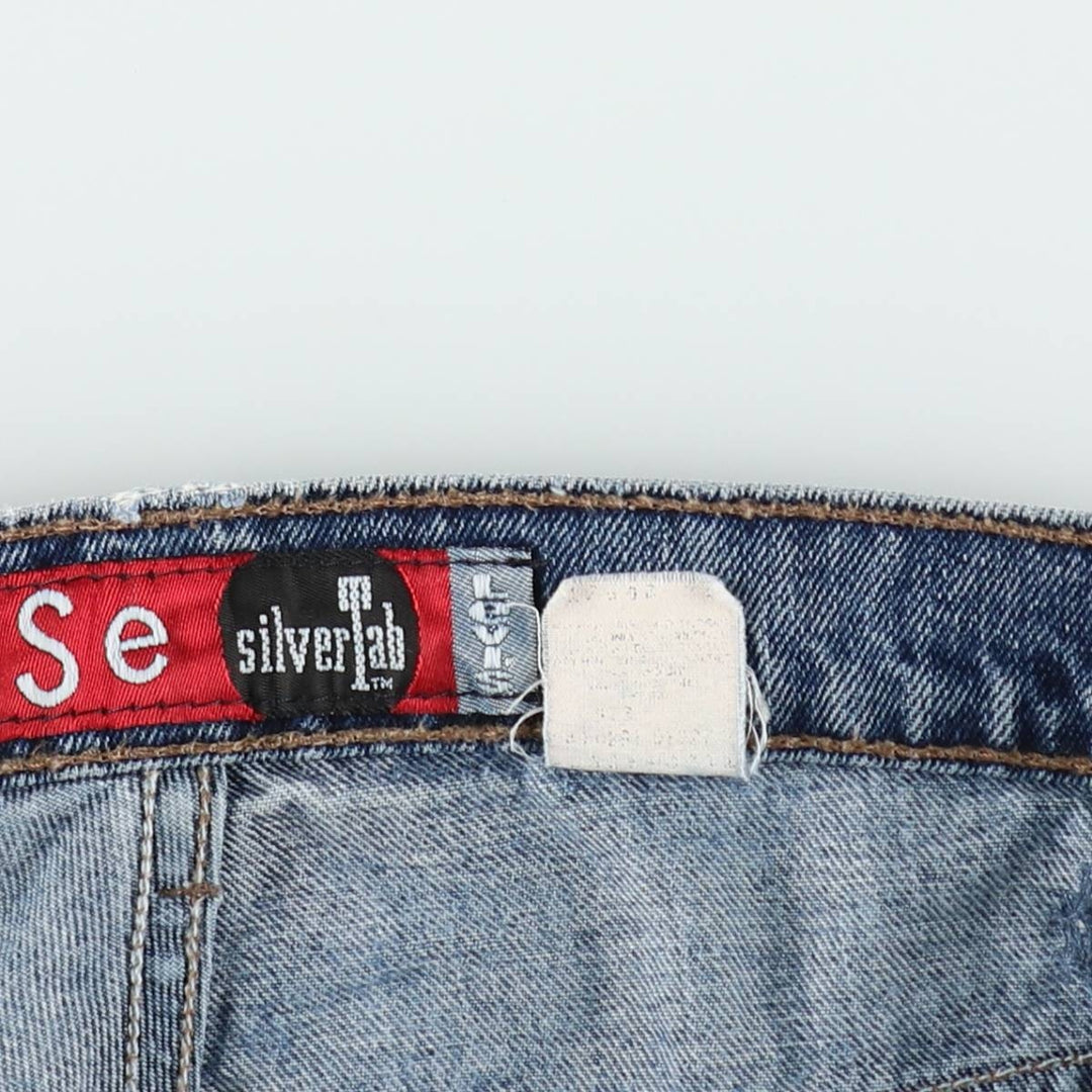 Levi's SILVER TAB Loose Tapered Denim Pants, Men's W38 (approx.) unclear blue type Vintage Second Hand