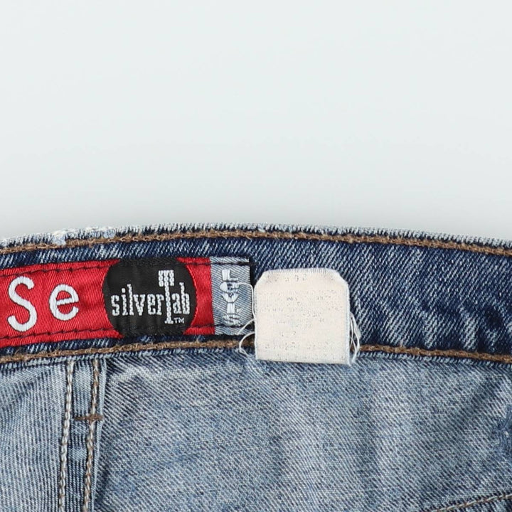 Levi's SILVER TAB Loose Tapered Denim Pants, Men's W38 (approx.) unclear blue type Vintage Second Hand