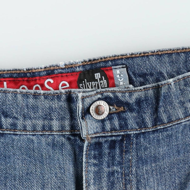 Levi's SILVER TAB Loose Tapered Denim Pants, Men's W38 (approx.) unclear blue type Vintage Second Hand