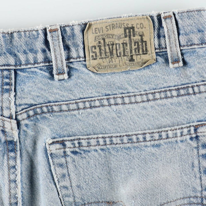 90'S Levi's Silver Tab loose tapered denim pants, made in the USA, vintage, men's size 34. cotton blue type Vintage Second Hand