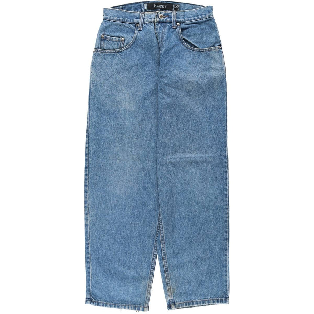 Levi's SILVER TAB BAGGY Tapered Denim Pants (Men's W29 equivalent) cotton blue type Vintage Second Hand