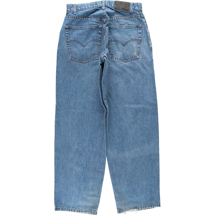 Levi's SILVER TAB BAGGY Tapered Denim Pants (Men's W29 equivalent) cotton blue type Vintage Second Hand