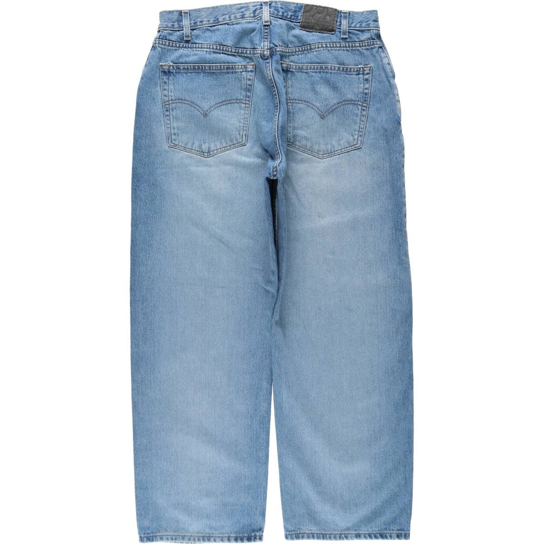 90'S Levi's Silver Tab Straight+Loose Tapered Denim Pants, Men's W35 (approx.), Vintage cotton blue type Vintage Second Hand