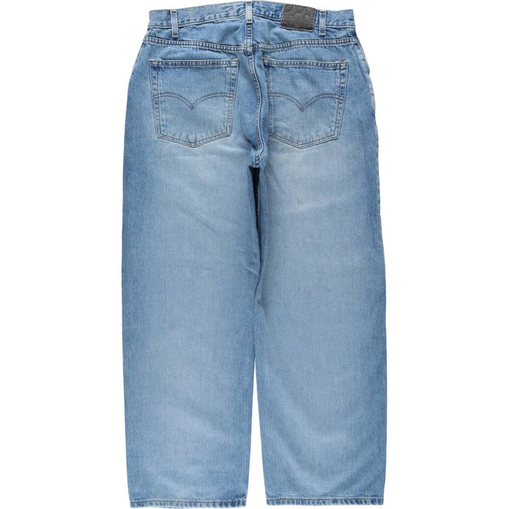 90'S Levi's Silver Tab Straight+Loose Tapered Denim Pants, Men's W35 (approx.), Vintage cotton blue type Vintage Second Hand