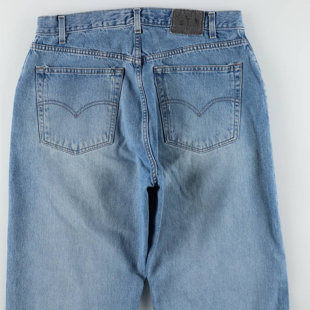 90'S Levi's Silver Tab Straight+Loose Tapered Denim Pants, Men's W35 (approx.), Vintage cotton blue type Vintage Second Hand