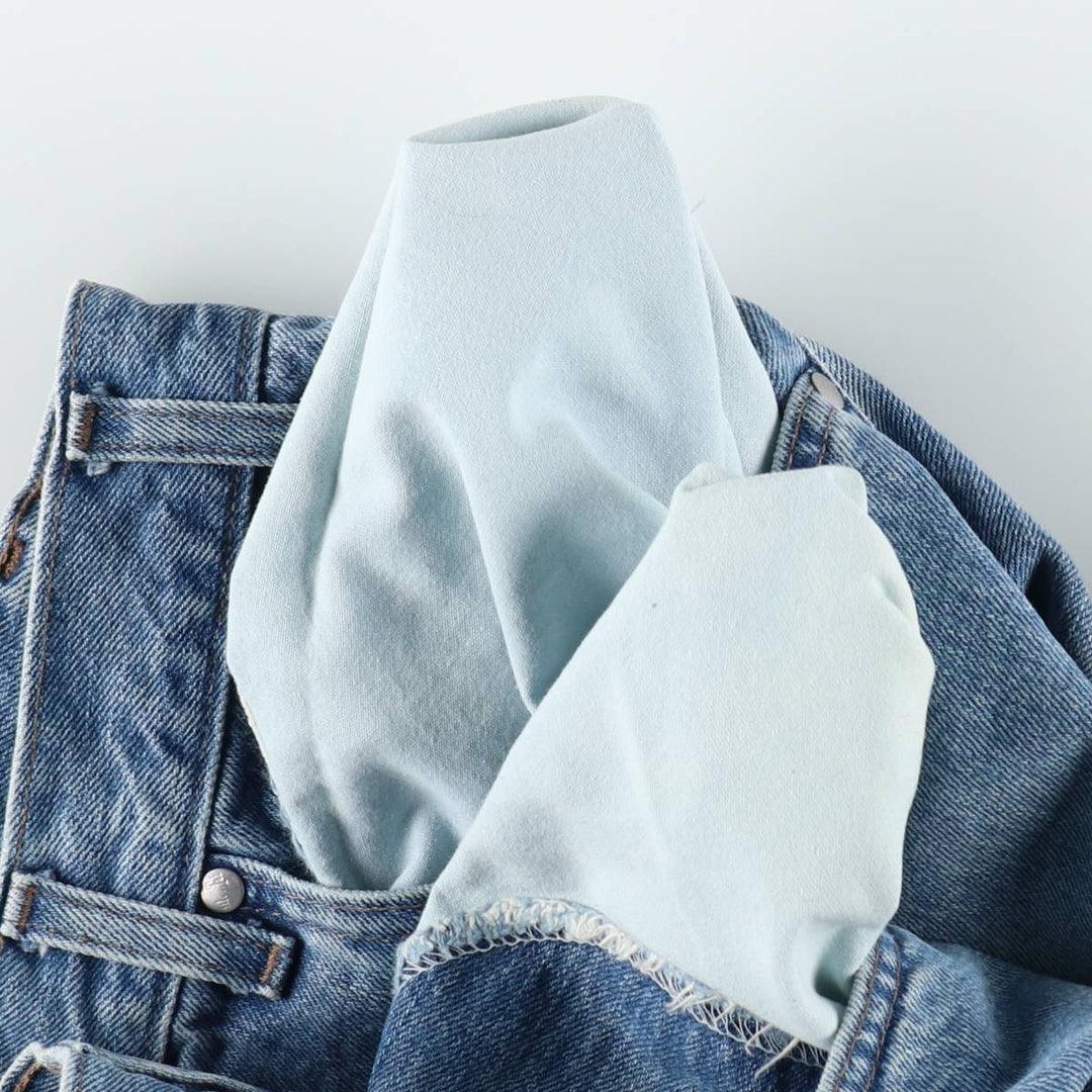 90'S Levi's Silver Tab Straight+Loose Tapered Denim Pants, Men's W35 (approx.), Vintage cotton blue type Vintage Second Hand