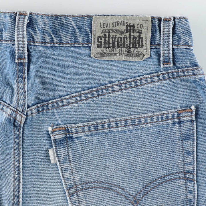 90'S Levi's Silver Tab Baggy Tapered Denim Pants, Made in USA, Men's Size W33 (approx.), Vintage cotton blue type Vintage Second Hand