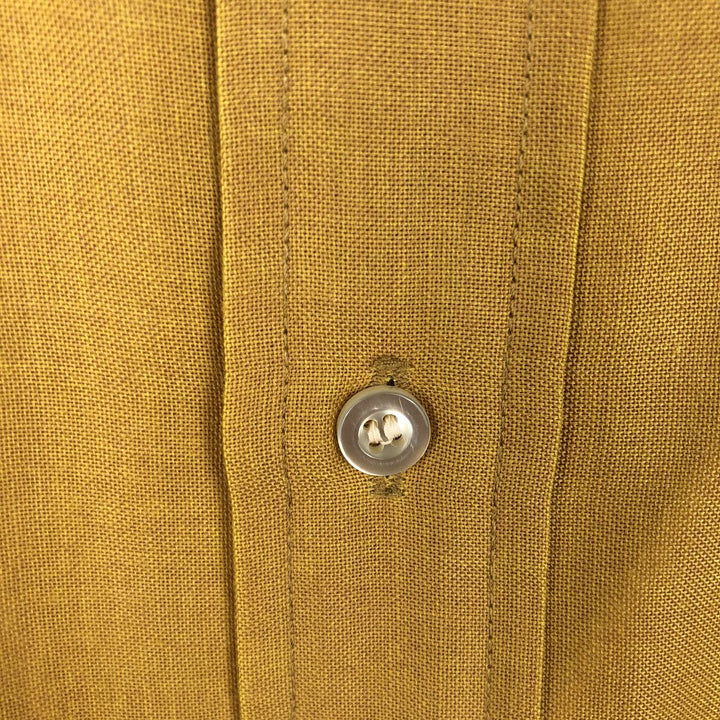 McREGOR SCOTSET Short-Sleeve Button-Down Shirt, Men's Size L (approx.) unclear yellow type Vintage Second Hand