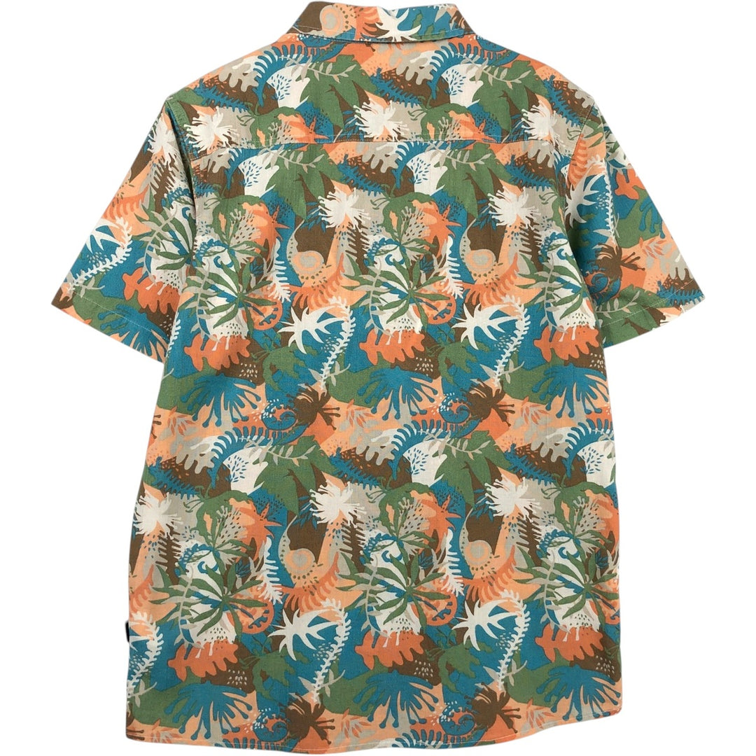 Patagonia 5293SP19 All-over print short-sleeved cotton shirt, men's size S (approx.) Organic cotton multicolor Vintage Second Hand