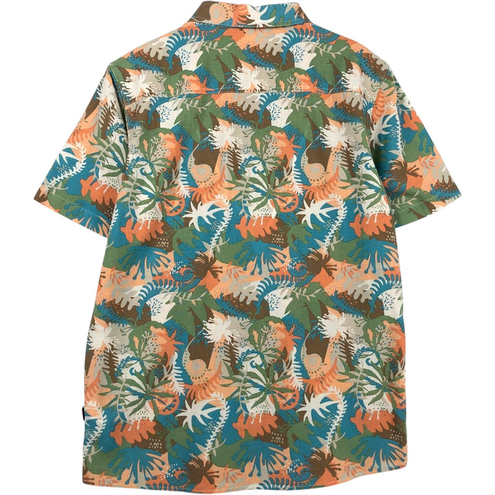 Patagonia 5293SP19 All-over print short-sleeved cotton shirt, men's size S (approx.) Organic cotton multicolor Vintage Second Hand