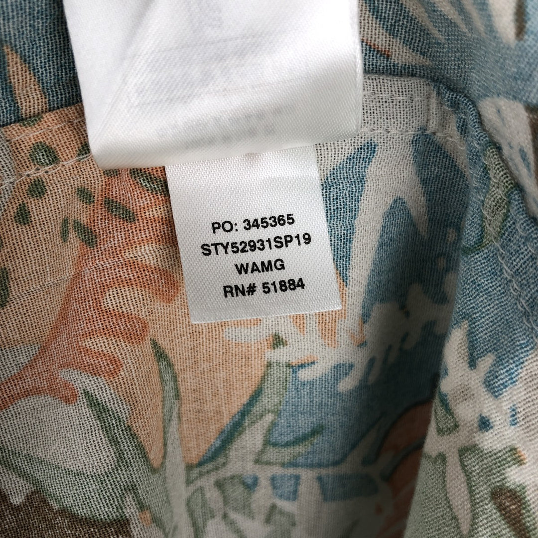 Patagonia 5293SP19 All-over print short-sleeved cotton shirt, men's size S (approx.) Organic cotton multicolor Vintage Second Hand