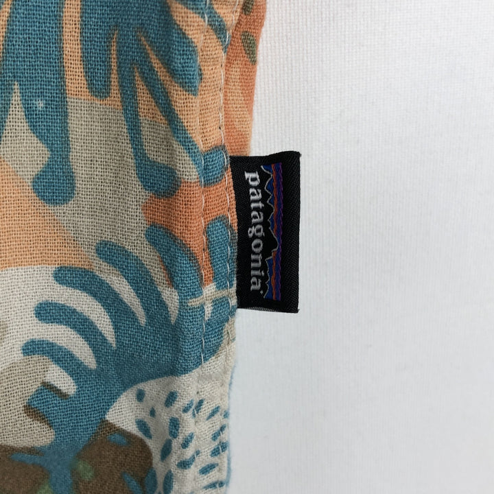 Patagonia 5293SP19 All-over print short-sleeved cotton shirt, men's size S (approx.) Organic cotton multicolor Vintage Second Hand