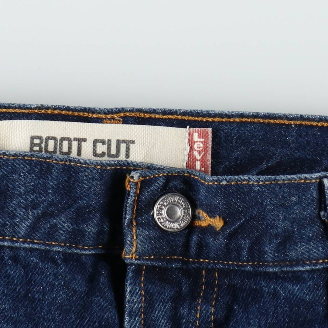 Levi's 517 BOOT CUT Bootcut denim pants for men, size w34 cotton blue type Vintage Second Hand