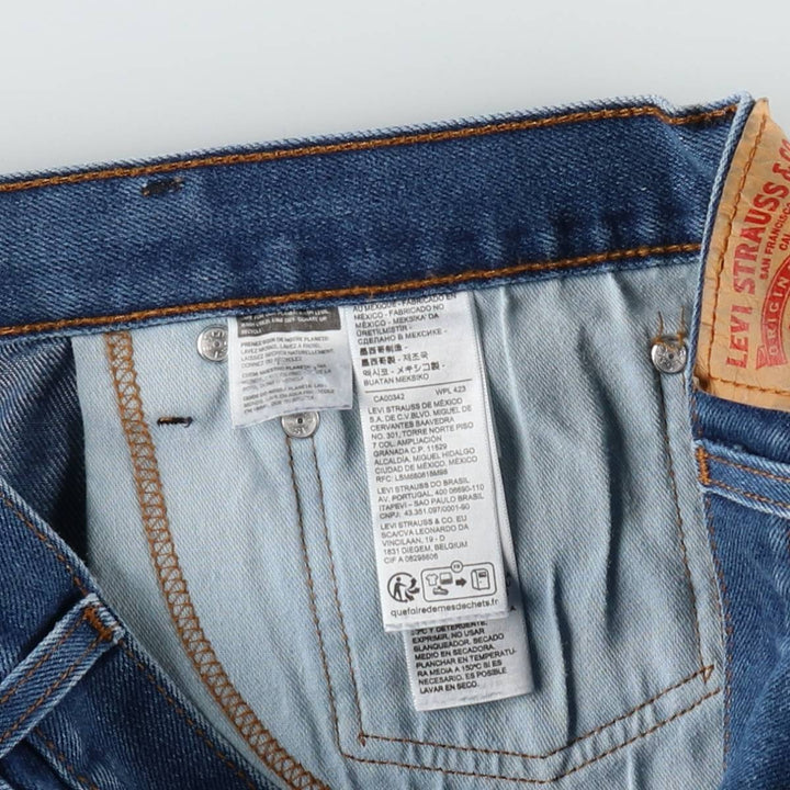 Levi's 517 Bootcut Denim Pants for Men, W32 equivalent cotton blue type Vintage Second Hand