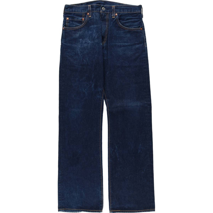 Levi's 517 Bootcut Denim Pants for Men, W32 equivalent cotton navy blue type Vintage Second Hand