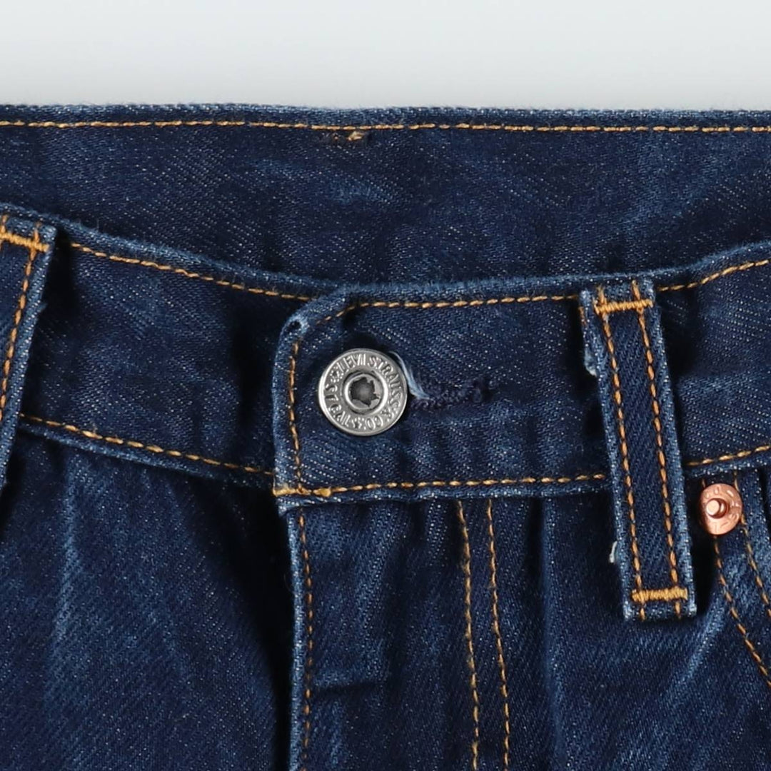 Levi's 517 Bootcut Denim Pants for Men, W32 equivalent cotton navy blue type Vintage Second Hand