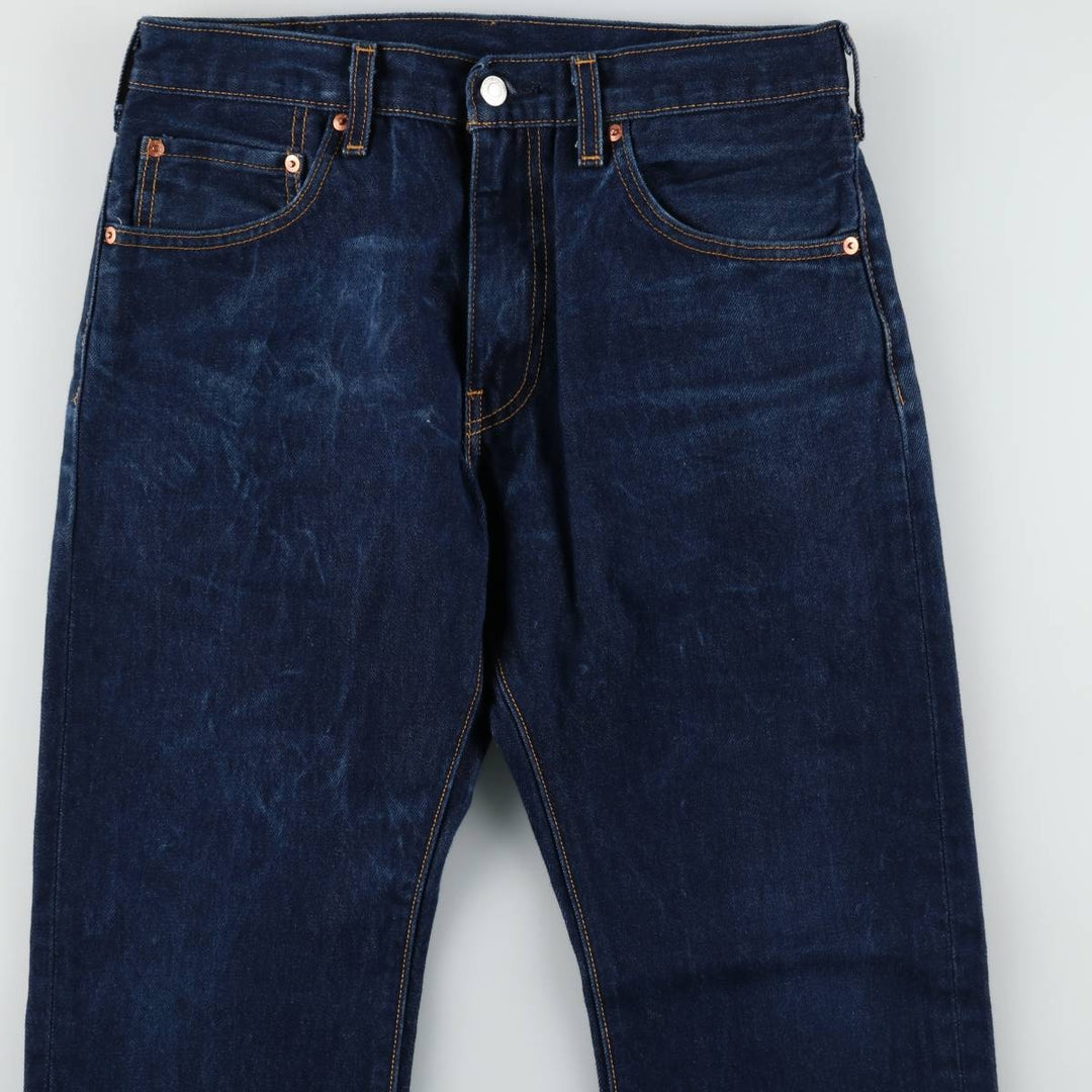 Levi's 517 Bootcut Denim Pants for Men, W32 equivalent cotton navy blue type Vintage Second Hand