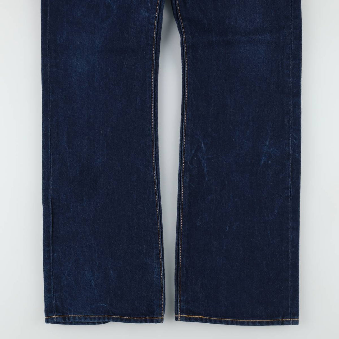 Levi's 517 Bootcut Denim Pants for Men, W32 equivalent cotton navy blue type Vintage Second Hand