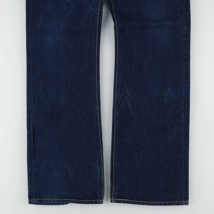 Levi's 517 Bootcut Denim Pants for Men, W32 equivalent cotton navy blue type Vintage Second Hand